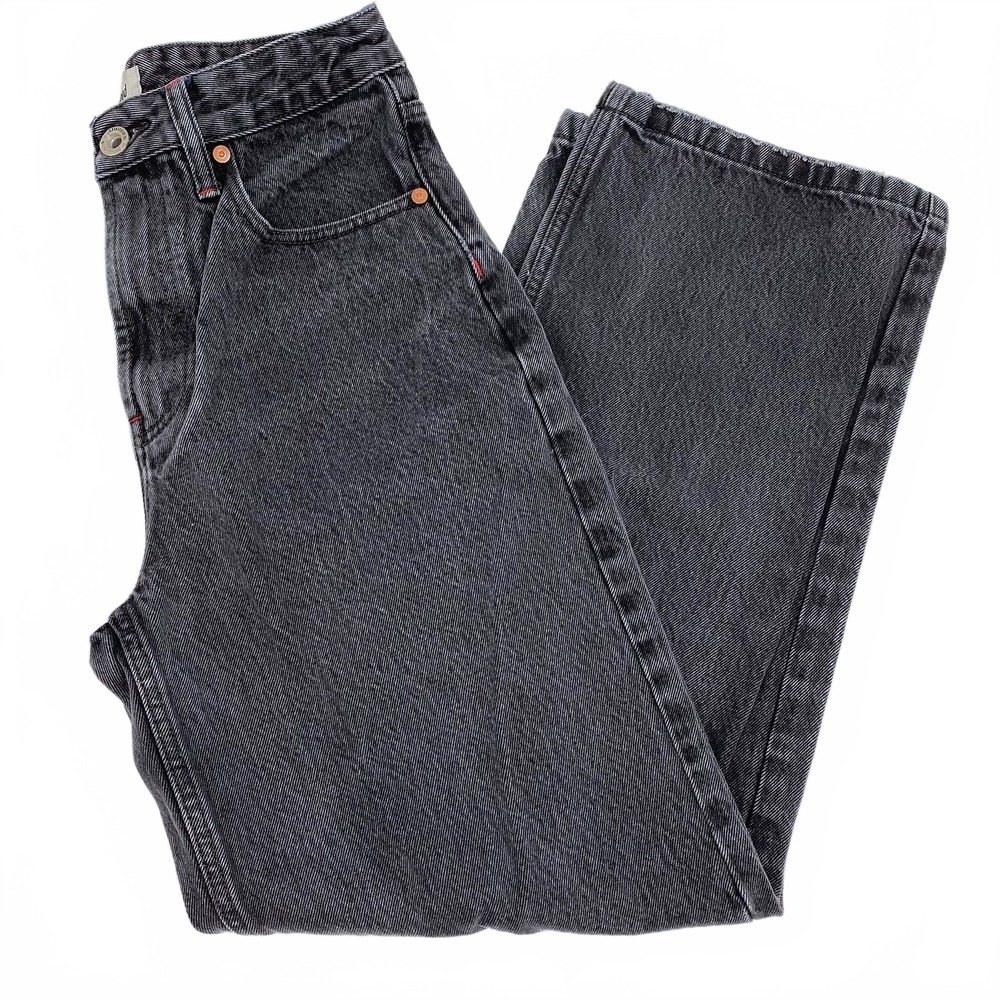 Elwood Washed Black High Rise Jeans | Womens 28